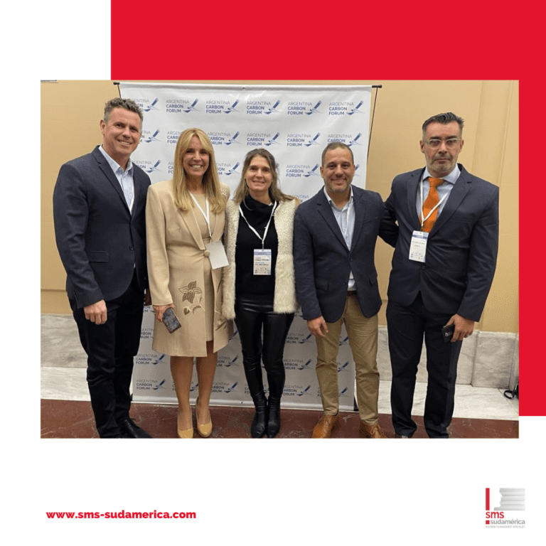 Equipo de profesionales de SMS Sudamérica participando en el Argentina Carbon Forum