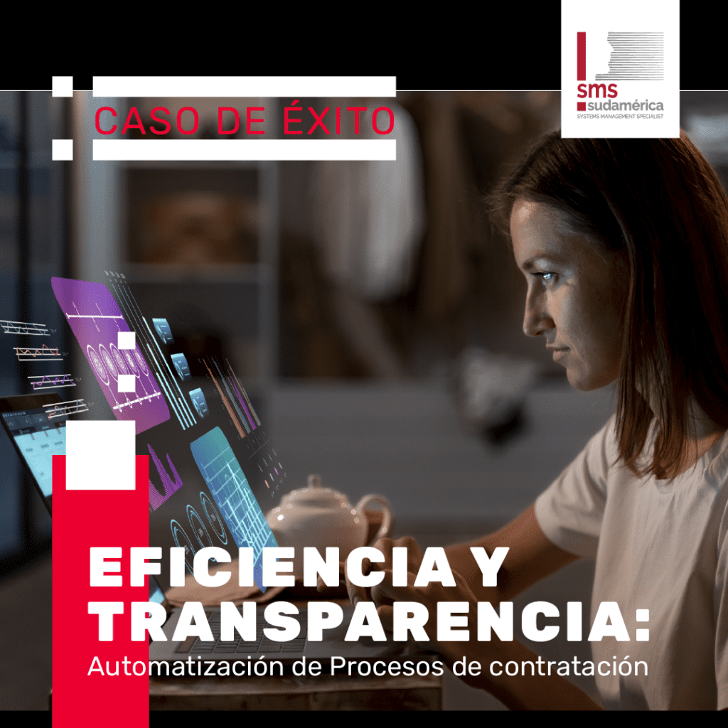 Mujer analizando datos en laptop para caso de éxito sobre automatización de RRHH y eficiencia operativa.