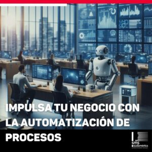 Banner del artículo 'Impulsa tu negocio con la automatización de procesos' de SMS Sudamérica